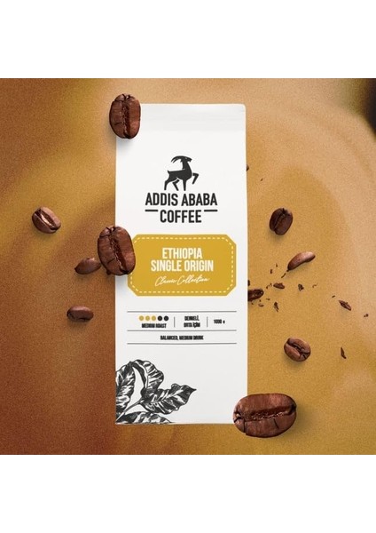 Addis Ababa Etiyopya Single Origin Filtre Kahve 1kg fiyatları