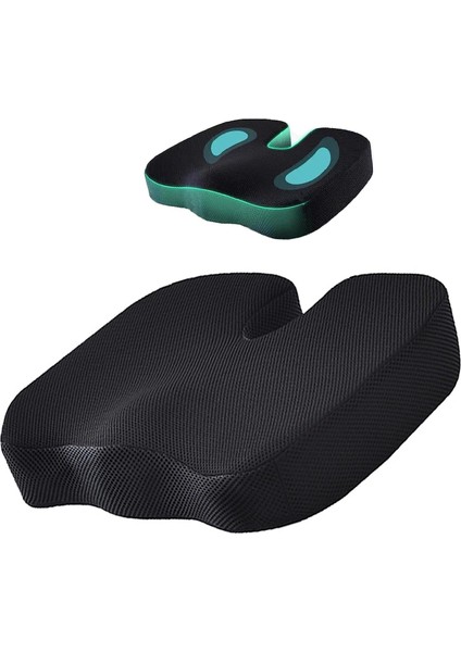 Hemoroid Basur Kuyruk Sokumu Oturma Simidi Yastığı Visco Ortopedik Yastık