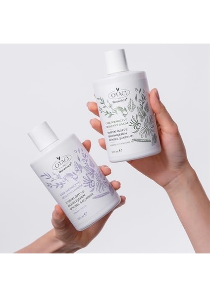 Otacı Botanics Canlandırıcı & Besleyici Bakım- 10 Bitki Özü ve Biotin Içeren Bitkisel Saç Kremi