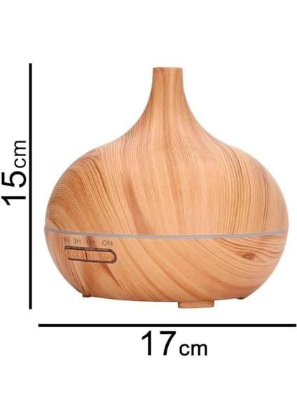 Mini Boy 15CM Buhar Makinesi 550ML Uzaktan Kumandalı Ahşap Görünümlü Hava Nemlendirici Hava Aroma Nemlendirici Yatak Odası Çocuk Odası Için Bn-01 modelleri