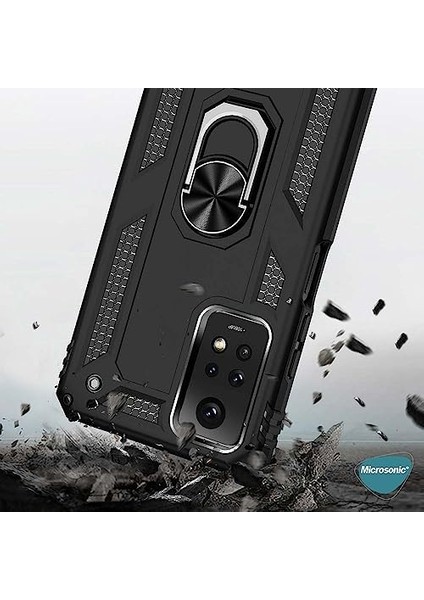 12 Pro 4g Için Kılıf Military Ring Holder Siyah [ 12 Pro 4g ile Uyumlu Kılıf - Siyah] modelleri