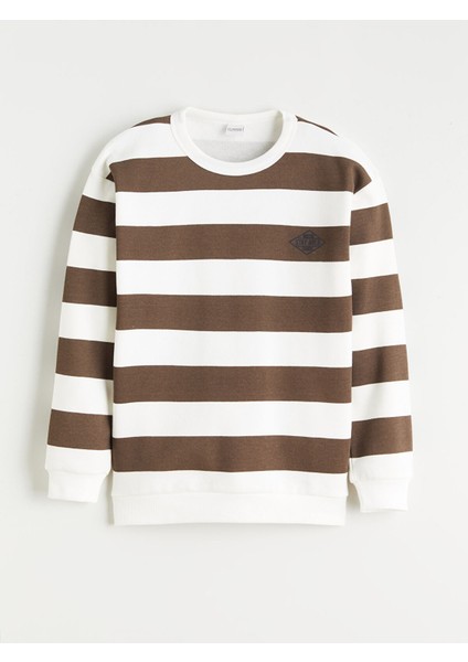 Yeni Sezon Bisiklet Yaka Erkek Çocuk Kalın Sweatshirt fırsatları