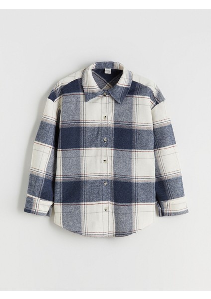 Yeni Sezon Ekose Kız Çocuk Gömlek