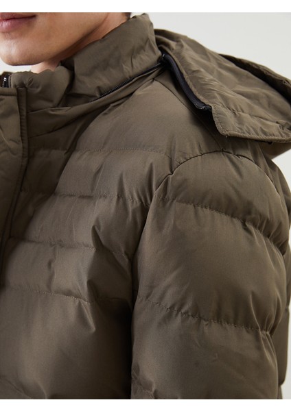 Yeni Sezon Standart Kalıp Kapüşonlu Erkek Şişme Mont indirimleri