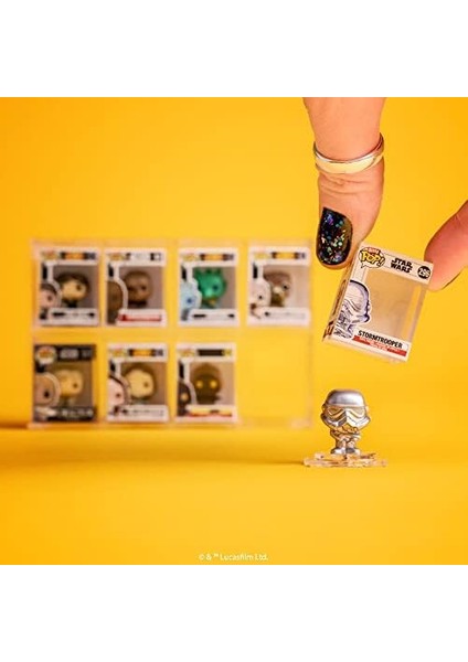 Bitty Pop! – Luke Skywalker™, Obi-Wan Kenobi™, Jawa™ ve Sürpriz Mini Gizem Figürü – 2,2 cm – Istiflenebilir Raf Dahil, Hediye Fikri modelleri