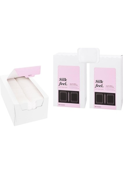 Mıssha Yumuşak Makyaj Temizleme Pamuğu Silk Feel Cotton Puff (80ADET) fiyatları