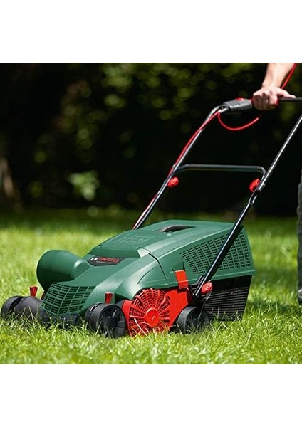 Elektrikli Çim Havalandırma Makinesi 900 (900 W, 32 cm Çalışma Genişliği, 50 L Toplama Kutusu Kapasitesi, Karton Pakette) fiyatları