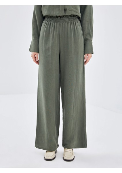 Yeni Sezon Beli Lastikli Rahat Kalıp Kadın Pantolon fiyatları