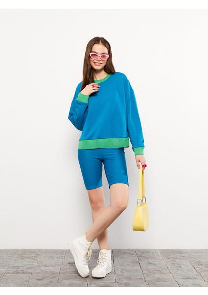 Yeni Sezon Kadın Beli Lastikli Düz Biker Şort Tayt fırsatları