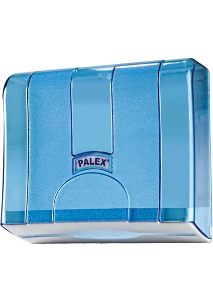 Z Katlı Kağıt Havlu Dispenseri Şeffaf Mavi 3570-1