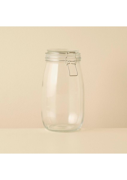 Tel Kelepçeli Cam Kavanoz,, 1500CC