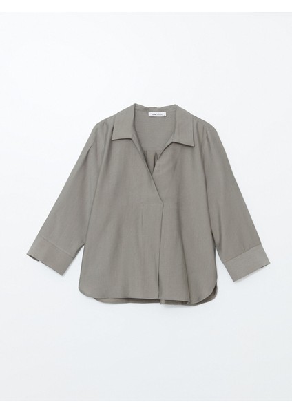 Yeni Sezon Gömlek Yaka Kadın Bluz indirimleri