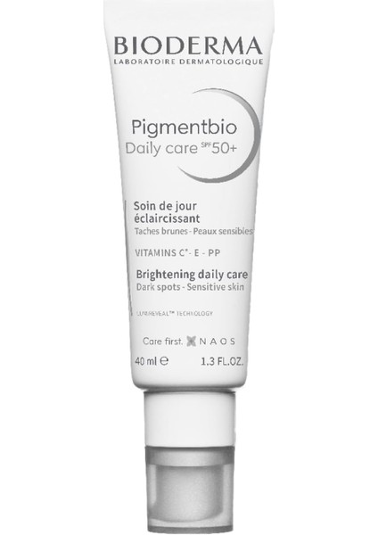 Bioderma Pigmentbio Daily Care SPF50+ Leke Karşıtı Aydınlatıcı Etkili Glabridin, Niasinamid, E ve C Vitamini Içeren Güneş Koruyuculu Gündüz Kremi 40 ml modelleri