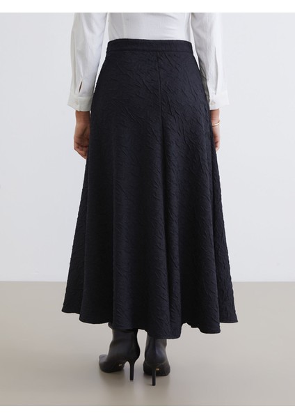 Yeni Sezon Beli Fermuarlı Dokulu A Kesim Etek fırsatları