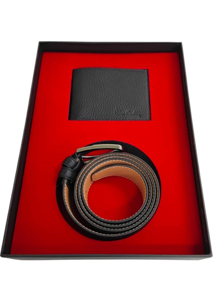 2' Li Set Kemer ve Cüzdan Seti Hakiki Deri