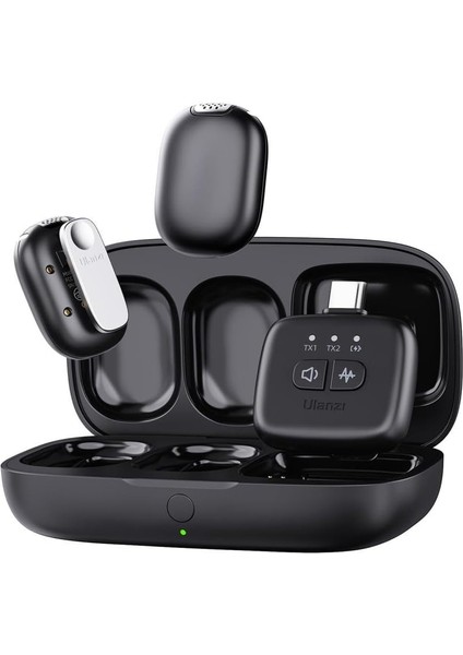 A30 Tiny 2 Kişilik Mikrofon Seti - Siyah