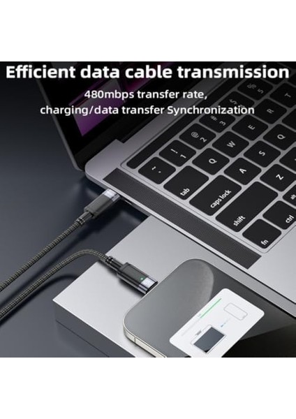 60W Type-C To Type-C Otomatik Şarj Kesme Özellikli Pd Hızlı Şarj Kablosu, 1.2 Metre modelleri