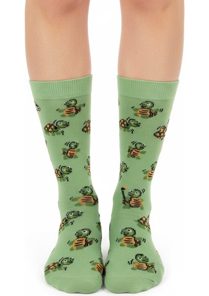 Tortoise Socks – Desenli Unisex Soket Çorap modelleri