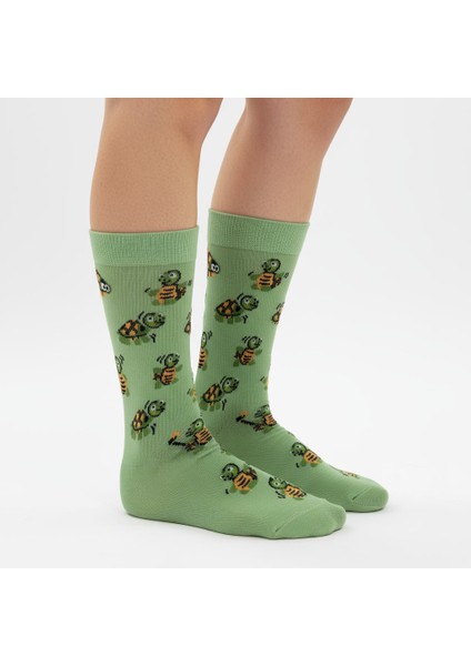 Tortoise Socks – Desenli Unisex Soket Çorap fırsatları