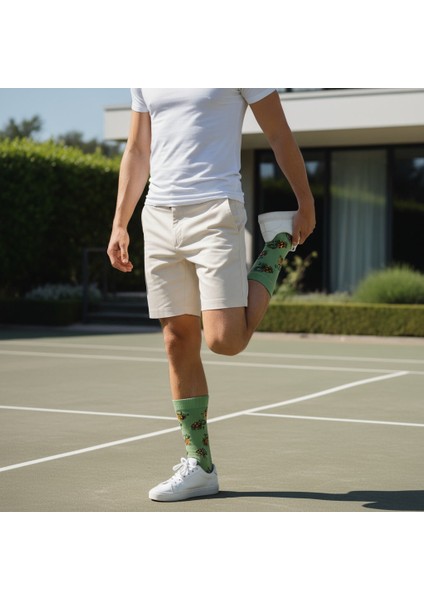 Tortoise Socks – Desenli Unisex Soket Çorap