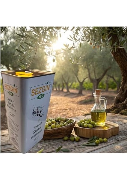 Sezgin Ns Naturel Sızma Zeytinyağı 5 Litre (5lt)