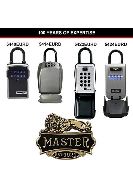 Anahtar Emniyetli Braketli [büyük] [hava Koşullarına Dayanıklı] - 5414EURD - Anahtar Kasası, Gri modelleri