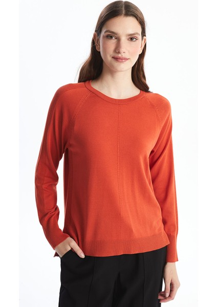 Yeni Sezon Bisiklet Yaka Kadın Triko Kazak