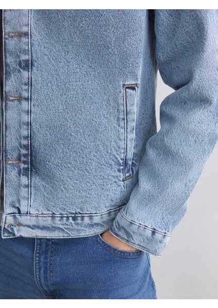 Yeni Sezon Rahat Kalıp Erkek Jean Ceket modelleri