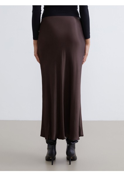 Yeni Sezon Beli Lastikli A Kesim Saten Etek fırsatları