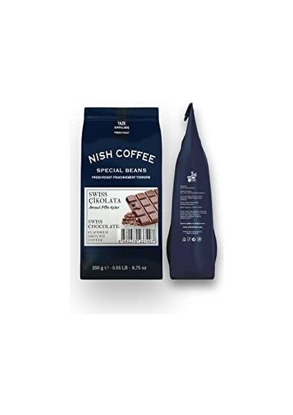 Nish Swiss Çikolata Aromalı Filtre Kahve 250 gr