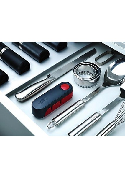 Rota - Klappbarere Messerschärfer - Grau/rot modelleri