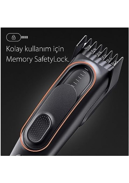 Braun Series 5 HC5330, Erkekler Için 17 Uzunluk Ayarına Sahip Saç Kesme Makinesi