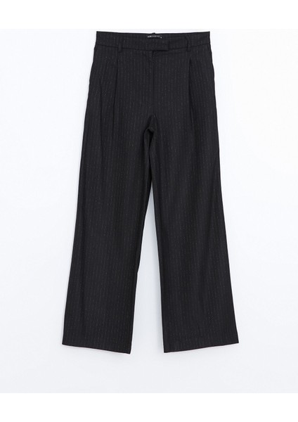 Yeni Sezon Loose Fit Çizgili Kadın Pantolon indirimleri