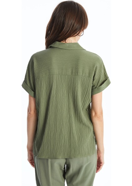 Yeni Sezon Dokulu Oversize Kadın Gömlek fırsatları