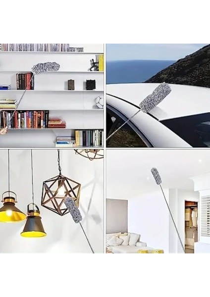 Bükülebilir Köşe Bucak Toz Alma Püskülü Dev Boy 280 cm Fırça modelleri