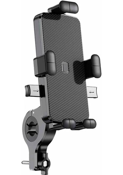 NR52 Motosiklet Bisiklet Telefon Tutucu Otomatik Kilitleme