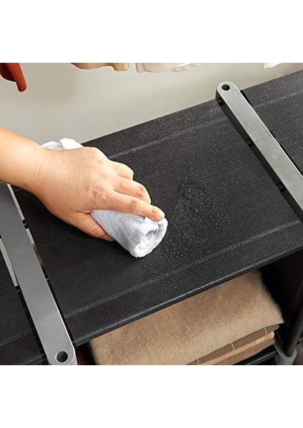 6'lı Küp Kitaplık, Dıy, Oturma Odası Için Organizatör, Siyah LSN63H fiyatları