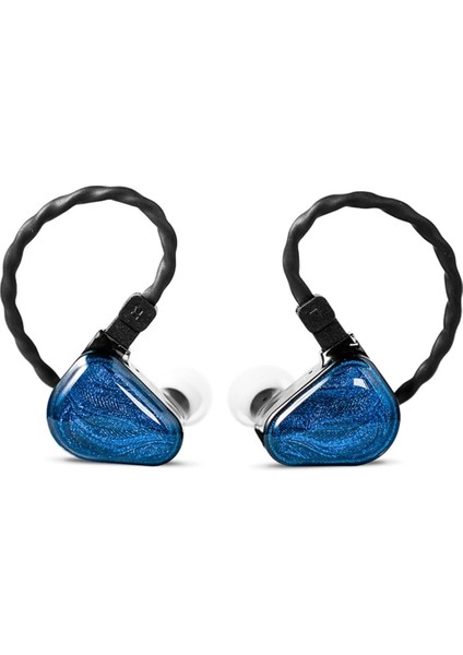 Zero Mavi Dual Dynamic Drivers In-Ear Headphone | Sahne, Stüdyo Veya Odyofil Için Çift Sürücülü Kulak Içi/ın-Ear Kablolu Monitör Kulaklık