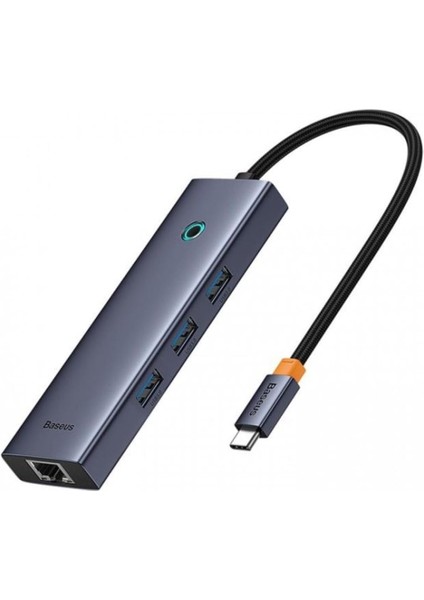 Hub 6W1 Ultrajoy 6 Port (Usb-C 1 x HDMI4K @ 30 Hz + 3 x USB 3.0 + 1 x Pd +)