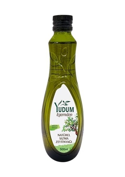 Yudum Egemden Erken Hasat Zeytinyağı, Cam, 500 ml
