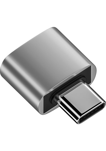 Type-C To USB Adaptör – USB 3.0 Otg Type-C Erkek To USB A Dişi, Macbook, Galaxy, Tablet ve Laptoplar ile Uyumludur, Hızlı Veri Transferi ve Taşınabilir Tasarım, Ha-05, Evınto