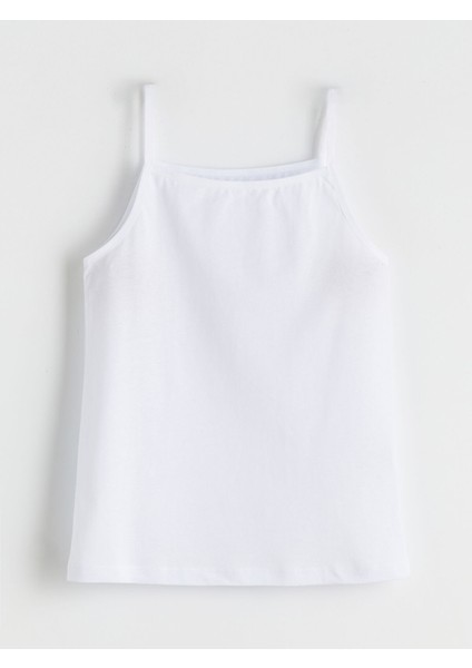 Yeni Sezon Kare Yaka Kız Çocuk Atlet 2'li indirimleri