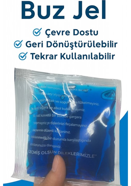 Soğuk Sıcak Kullanıma Uygun 5 Adet Jel Kompres – Termojel Paket