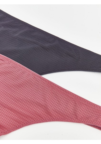 Yeni Sezon Düz Tanga Külot 2'li modelleri