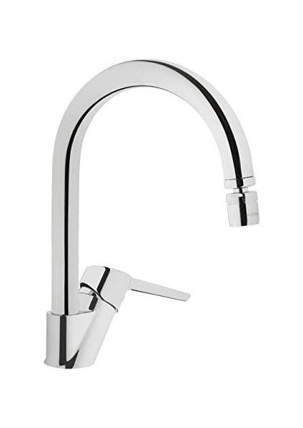 S Eviye Bataryası A42149, Tezgah Üstü Montaj, Krom, 360° Dönebilen, Süzgeçli modelleri