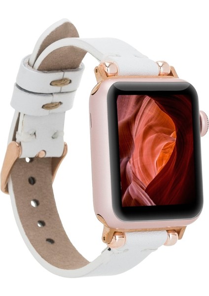 Apple Watch Uyumlu Deri Kordon 38-40-41MM Ferro F3