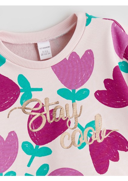 Yeni Sezon Baskılı Kız Çocuk Sweatshirt modelleri