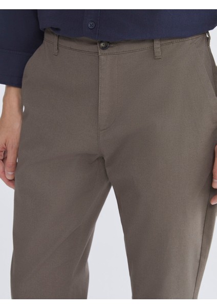 Yeni Sezon Standart Kalıp Gabardin Erkek Chino Pantolon modelleri