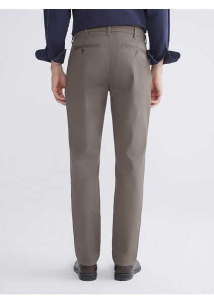 Yeni Sezon Standart Kalıp Gabardin Erkek Chino Pantolon fırsatları