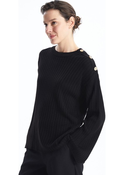 Yeni Sezon Bisiklet Yaka Kadın Triko Kazak